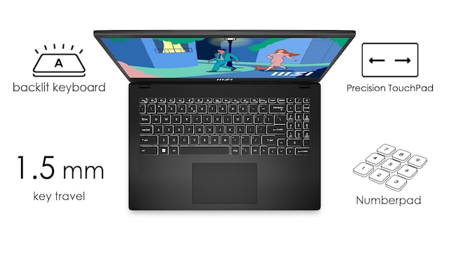 MSI Modern 15 15,6" FHD