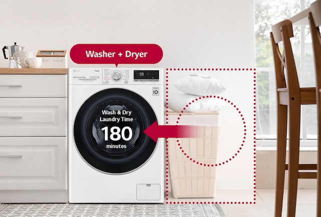 kombinert vask/tørk