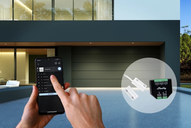 Garasjeportstilling Garasjeportstilling