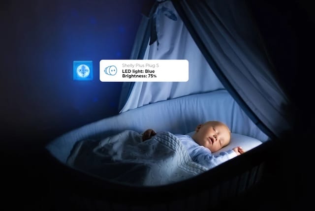 Milt dempet nattlys for barnas komfort Milt dempet nattlys for barnas komfort